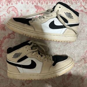 Nike Air Jordan High-Top Sneakers - Black and White